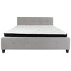 Flash Furniture Platform Bed Set, Tribeca, King, Gray HG-BM-28-GG